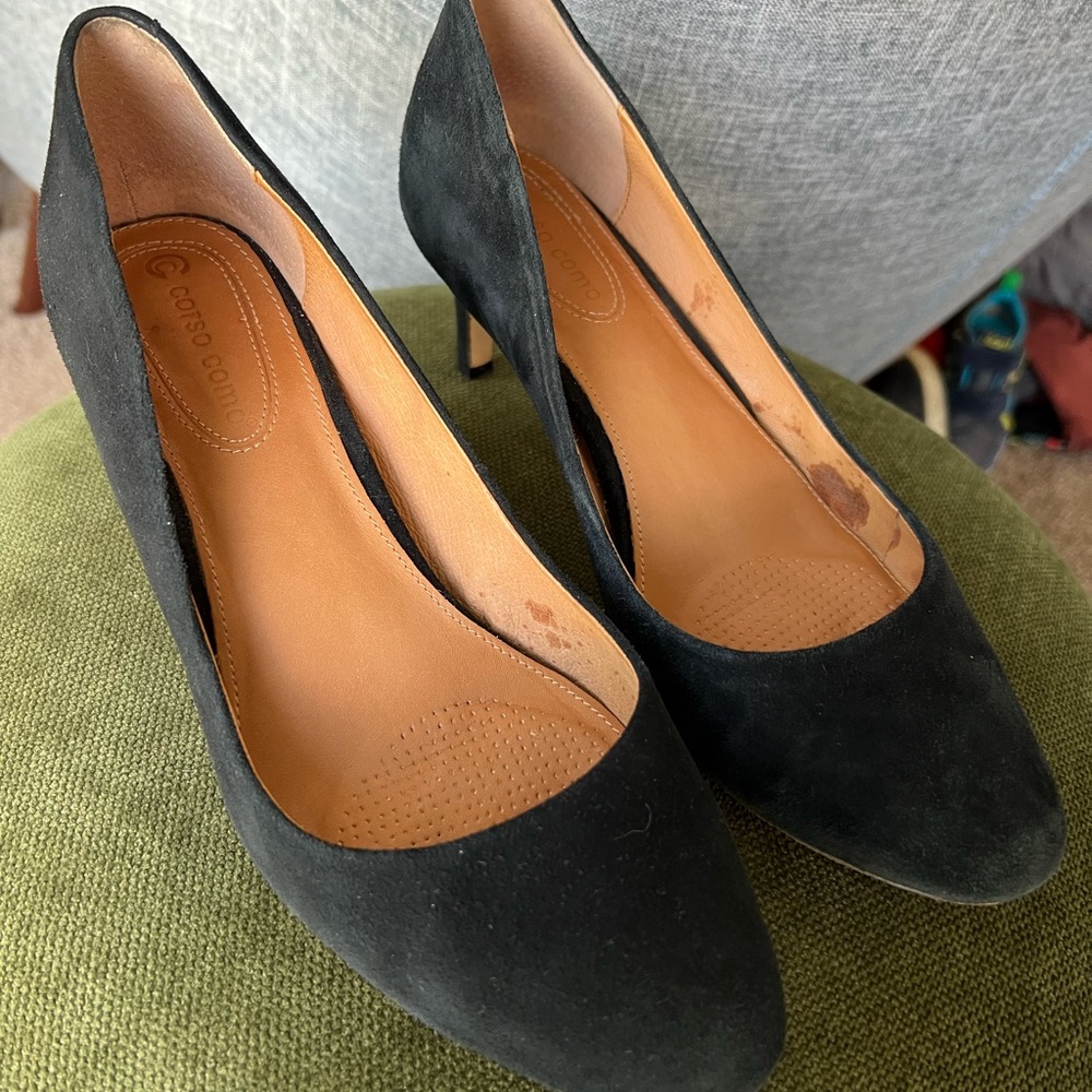 Corso Como Black Suede Pumps Women’s Size 7